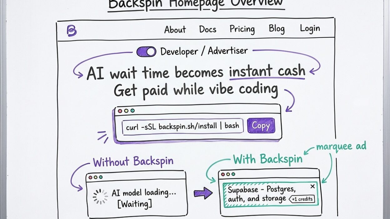 Whiteboard Homepage Sketch